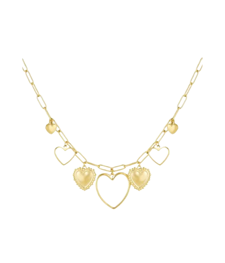 Collar multiple heart