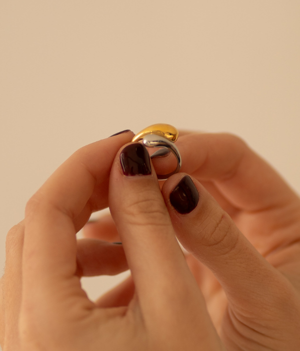 Anillo doble regulable
