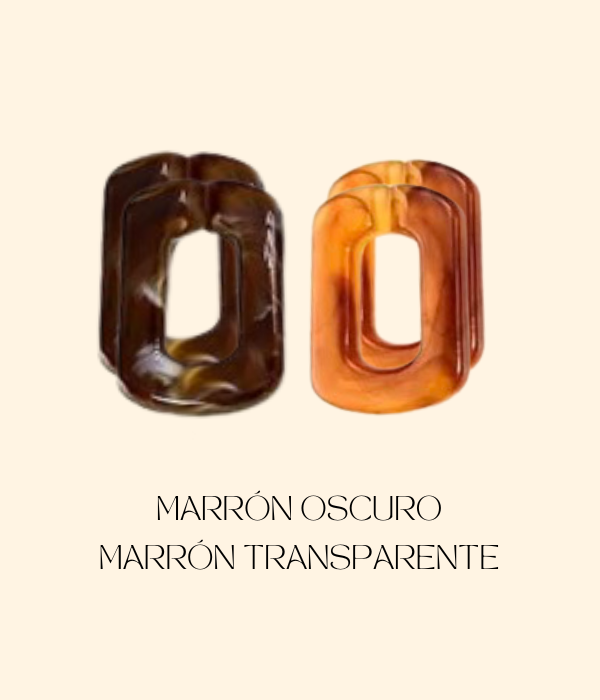 Combinación Marrón Oscuro + Marrón Transparente