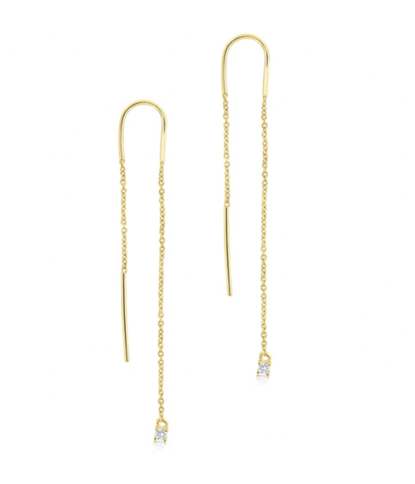 Cascade earring with brilliant