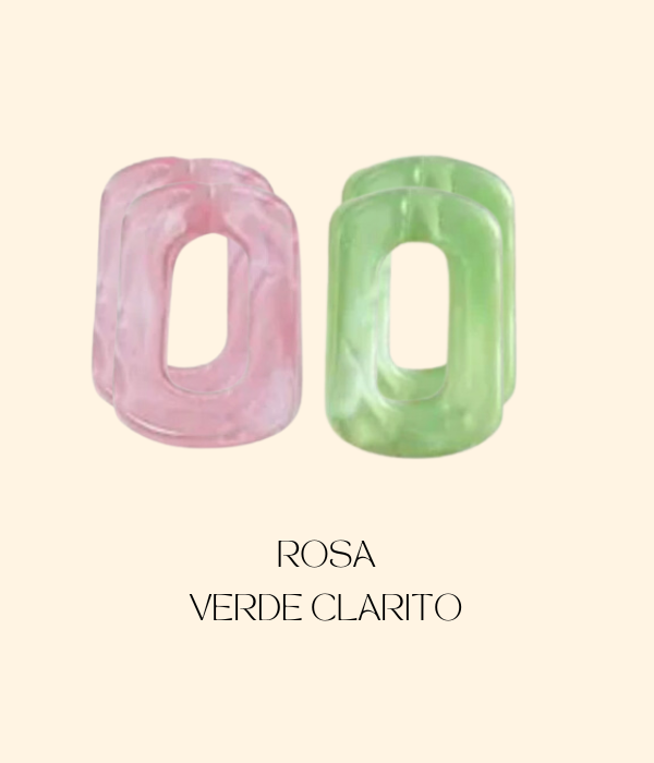 Combinación Rosa + Verde Clarito