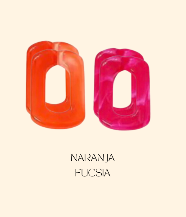 Combinación Naranja + Fucsia