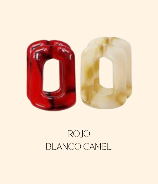 Combinación Rojo + Blanco Camel