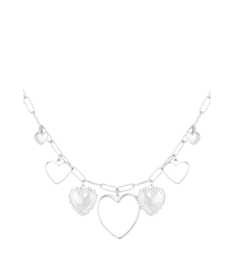 Multiple heart necklace