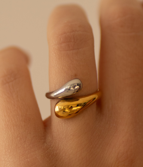 Adjustable double ring