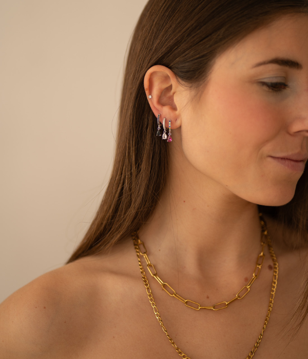 Gold Drop Earring