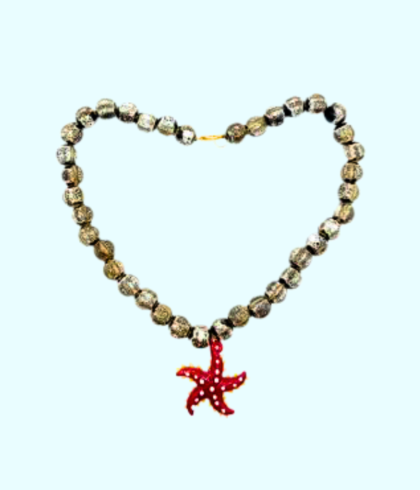 Collar Estrella Marrón