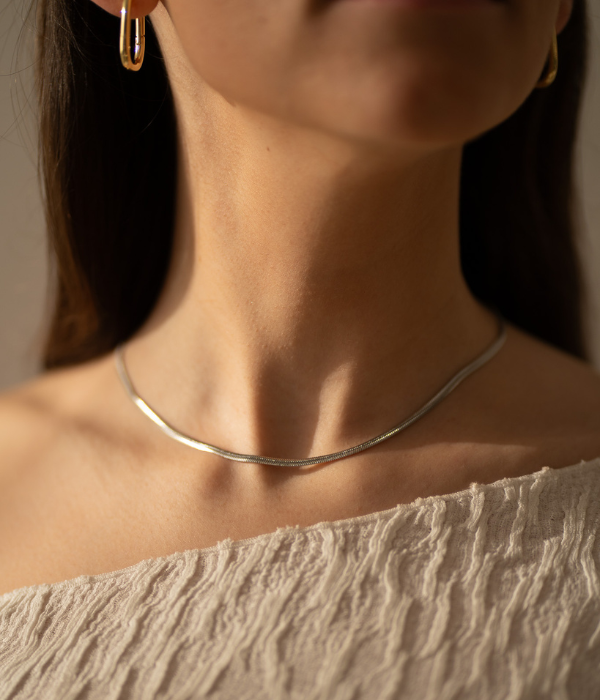 Sahara Silver Necklace 