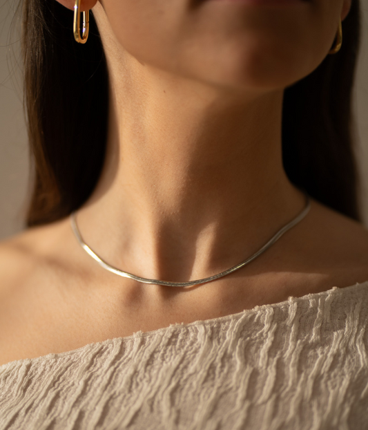 Sahara Silver Necklace 