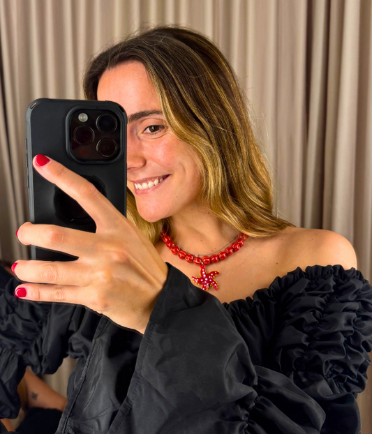 Collar Estrella Rojo