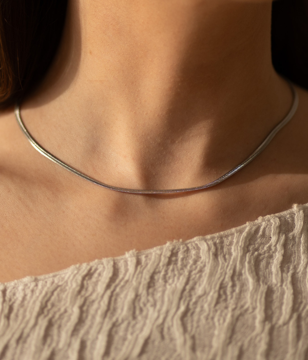 Sahara Silver Necklace 
