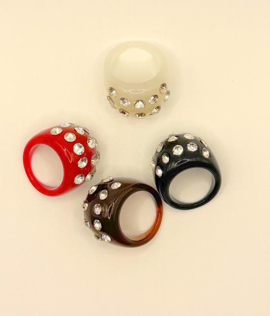 Caribbean Shine Rings
