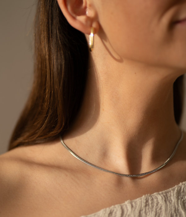 Sahara Silver Necklace 