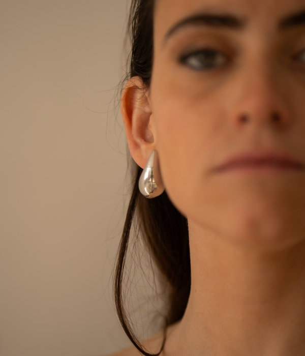 Silver Drop Earrings