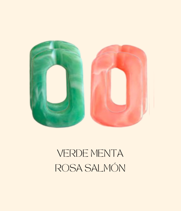 Combinación Verde Menta + Rosa Salmón