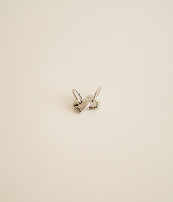 Silver Heart Earrings