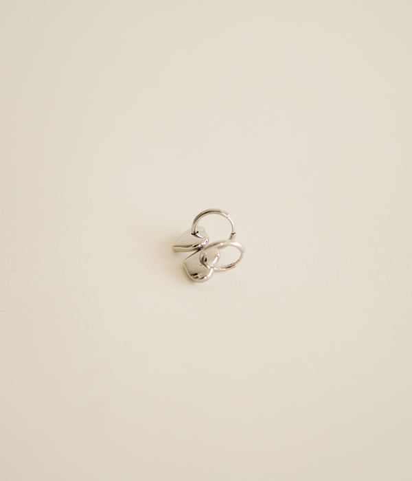 Silver Heart Earrings